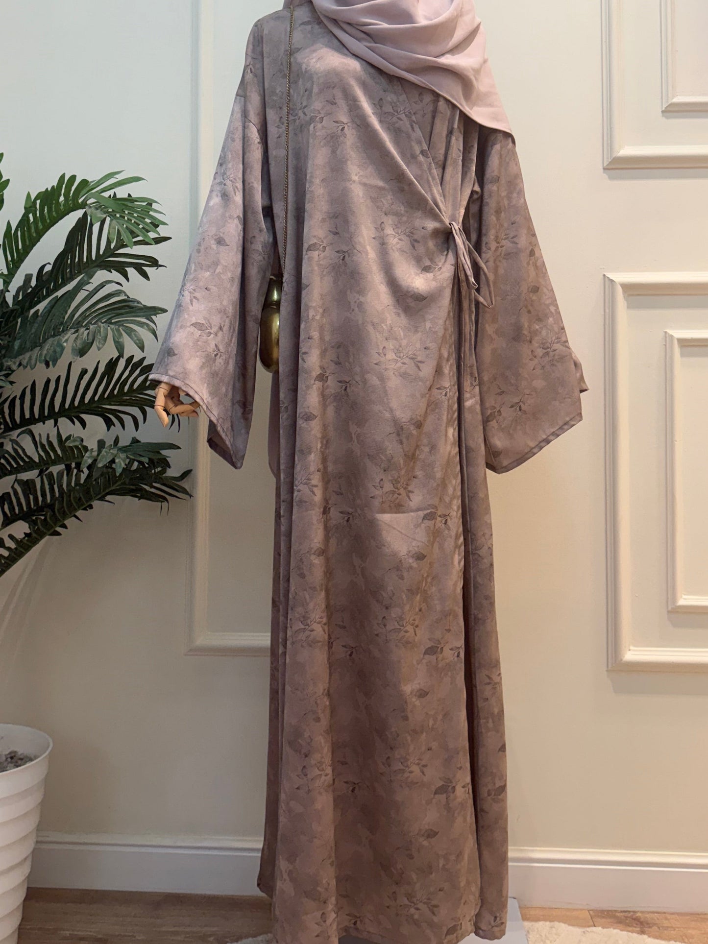Abaya Sora - Abaya kimono fleuri