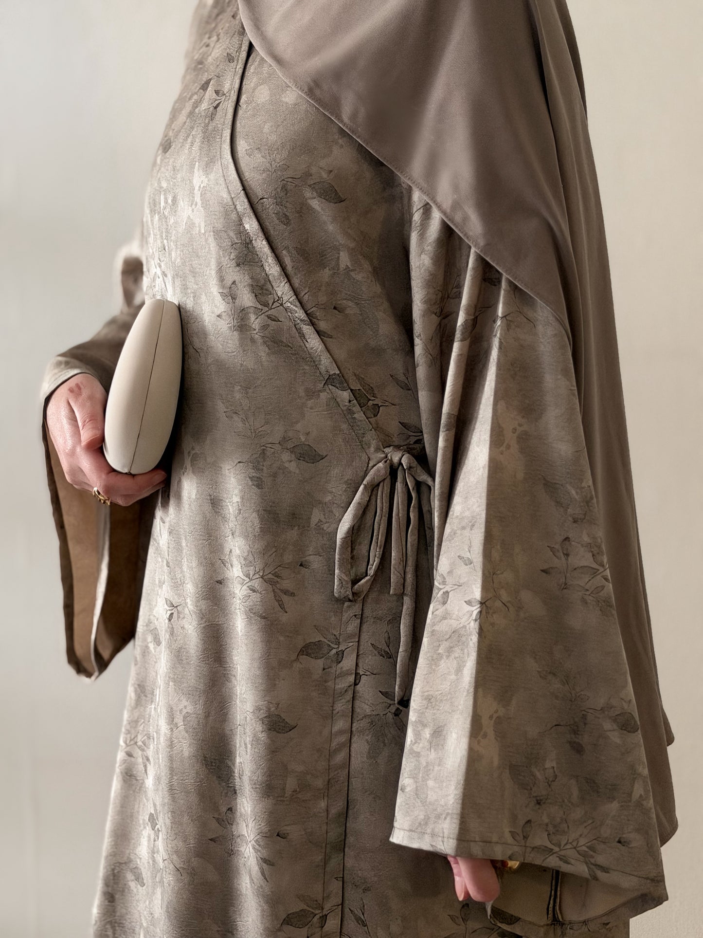 Abaya Sora - Abaya kimono fleuri