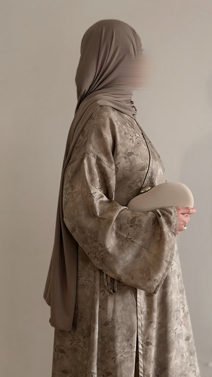 Abaya Sora - Abaya kimono fleuri
