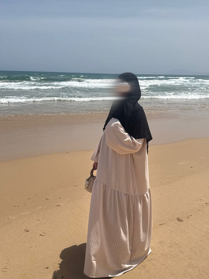 Abaya Alba - manches ballons