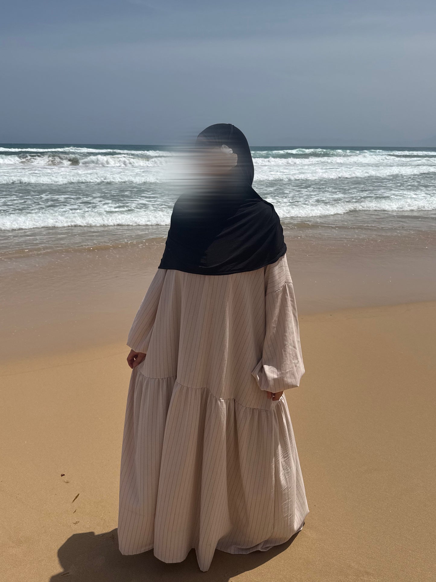 Abaya Alba - manches ballons