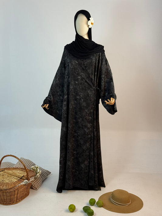 Abaya Sora - Abaya kimono fleuri