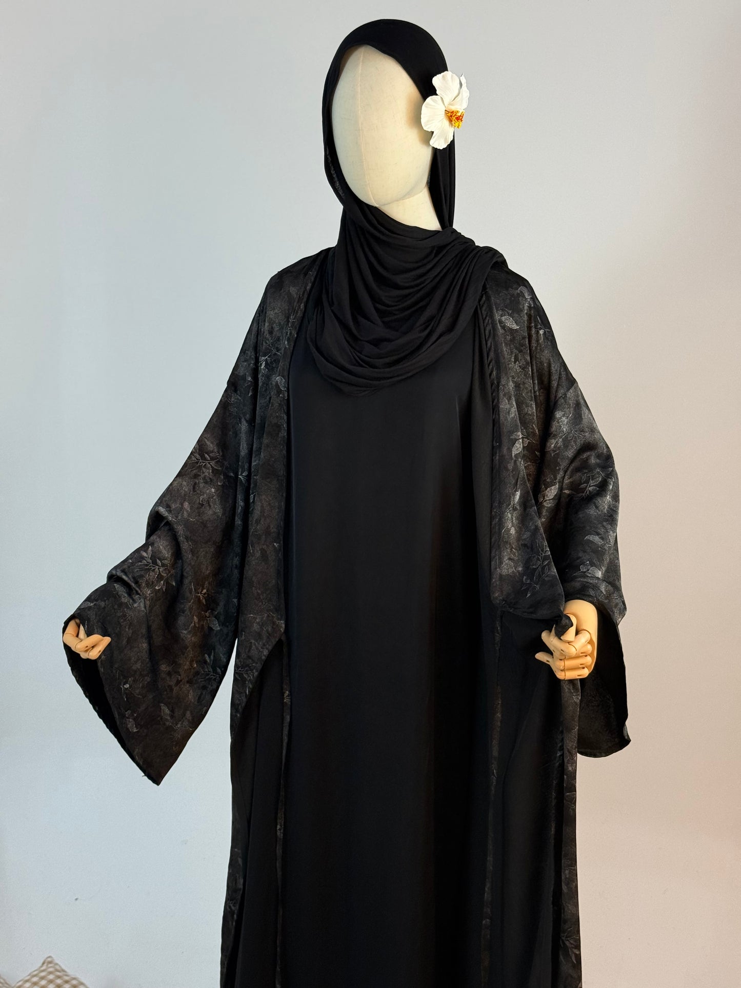 Abaya Sora - Abaya kimono fleuri