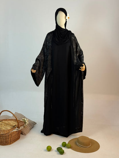 Abaya Sora - Abaya kimono fleuri