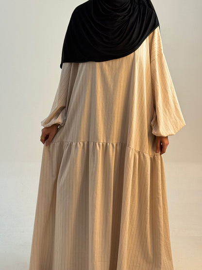 Abaya Alba - manches ballons