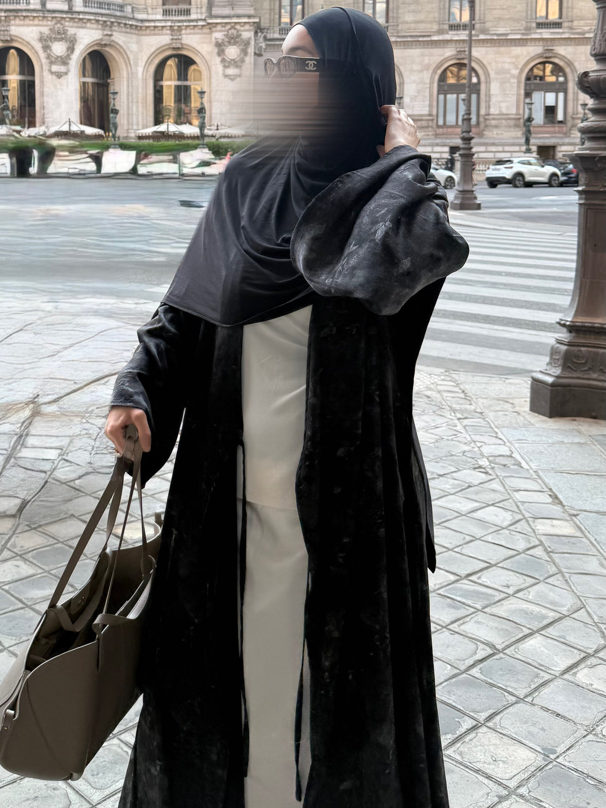 Abaya Sora - Abaya kimono fleuri
